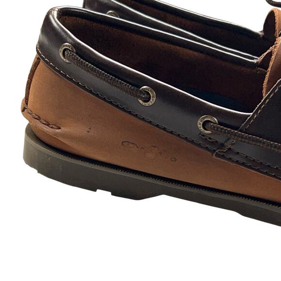 Sperry Top-Sider Mens Size 8.5M Authentic Original 2-Eye Boat Shoe Brown Leather - Picture 4 of 10